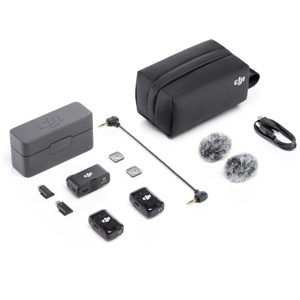 Dji Mic 2 (2 TX + 1 RX + Charging Case) Garanzia Dji Italia Dji Mic 2 (2 TX + 1 RX + Charging Case) Garanzia Dji Italia